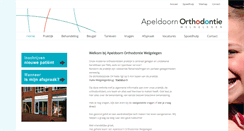 Desktop Screenshot of apeldoornorthodontie.nl